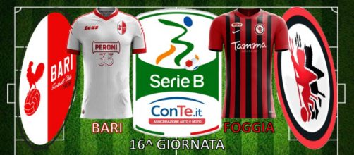 Bari e Foggia daranno vita al "Derby d'Apulia" nella 16^ giornata del campionato di Serie B ConTe.it