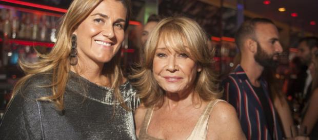 Carlota Corredera y Mila Ximénez juntas. Carlota Corredera y Mila Ximénez juntas.