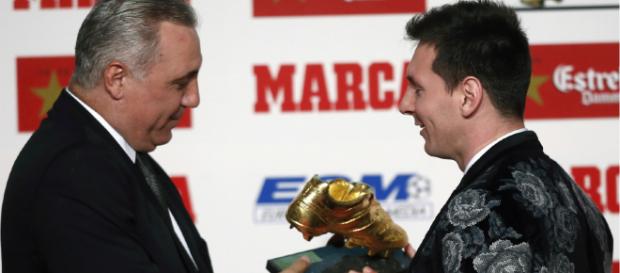 Lionel Messi et le soulier d'or ! Lionel Messi et le soulier d'or !