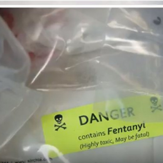 Depiction of fentanyl. [Image Credit: Quiet Music HDT/YouTube]
