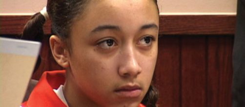 Photo Credit: nashvillescene.com. A picture of then 16-year-old Cyntoia Brown at her trial.