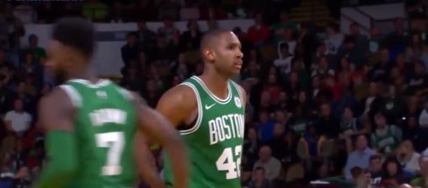 Al Horford is pleased as the Celtics stepped up on offense in their win over the Magic -- FreeDawkins via YouTube Al Horford is pleased as the Celtics stepped up on offense in their win over the Magic -- FreeDawkins via YouTube