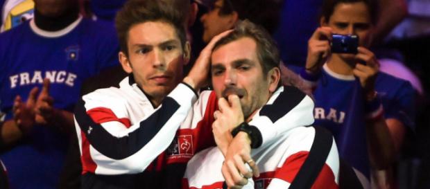Les larmes de Julien Benneteau Les larmes de Julien Benneteau