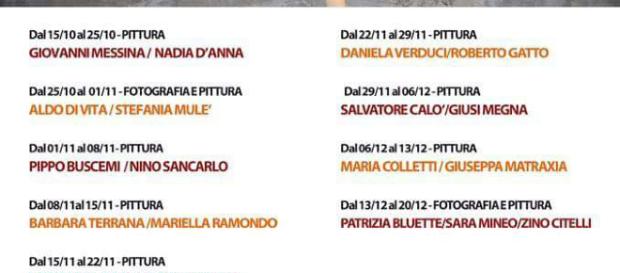 Locandina generale dell'evento Locandina generale dell'evento