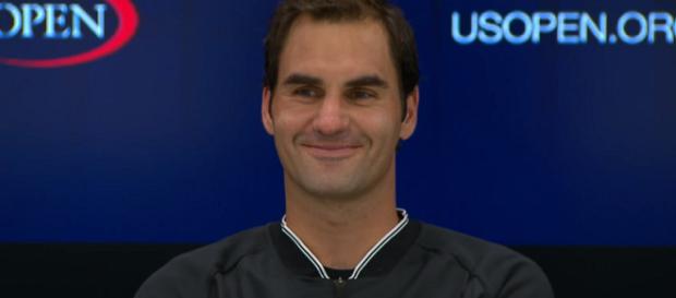 Roger Federer during a press conference at 2017 US Open/ Photo: screenshot via US Open Tennis Championships channel on YouTube Roger Federer during a press conference at 2017 US Open/ Photo: screenshot via US Open Tennis Championships channel on YouTube