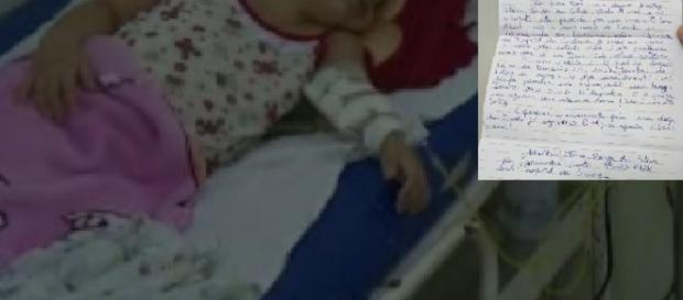 Menina escre cartinha para papai noel Menina escre cartinha para papai noel