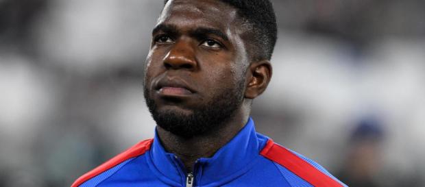 Samuel Umtiti, sorti sur blessure samedi avec le FC Barcelone Samuel Umtiti, sorti sur blessure samedi avec le FC Barcelone