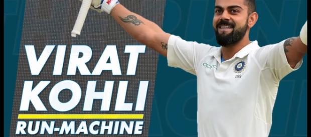 Virat Kohli the Indian captain is a batting machine. Image credit screenshot- Youtube-cric7 videos Virat Kohli the Indian captain is a batting machine. Image credit screenshot- Youtube-cric7 videos
