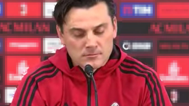 L'allenatore del Milan, Vincenzo Montella