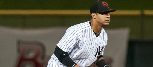 Could the Yankees deal away top prospect Gleyber Torres? [Image via Baseball Essential/YouTube]