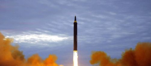 North Korea has launched a ballistic missile which has landed off the coast of Japan.