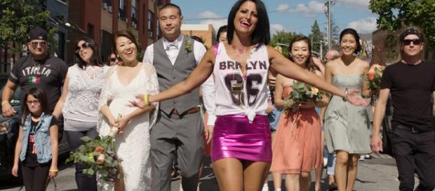 Bridal party on the set of Brand New Start. Photo Source: Gina Cutillo Bridal party on the set of Brand New Start. Photo Source: Gina Cutillo