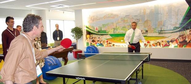 Une partie de ping-pong pour améliorer le bien-être au travail ! Une partie de ping-pong pour améliorer le bien-être au travail !