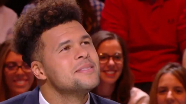 Jo-Wilfried Tsonga, dans "Quotidien" le 27 novembre 2017 (Extrait photo)