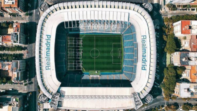 Lo Stadio Santiago Bernabeu di Madrid (via Pagina Ufficiale Facebook Real Madrid)