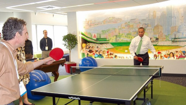Une partie de ping-pong pour améliorer le bien-être au travail !