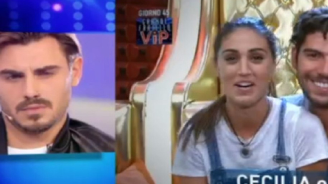 Gf Vip: Cecilia incastrata da Ignazio