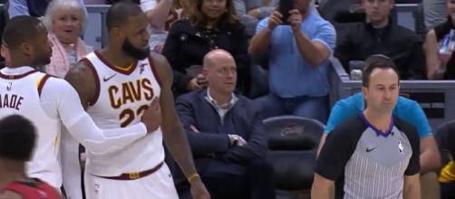 LeBron James and his first career ejection - [via YouTube - NBAHighlights2]