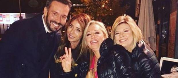 Foto de fin de programa de Sálvame. Foto de fin de programa de Sálvame.