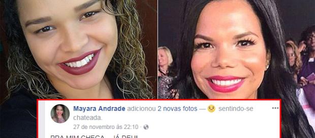 Mayara é irmã da mulher que tem causado ira na internet (Foto: Arquivo pessoal) Mayara é irmã da mulher que tem causado ira na internet (Foto: Arquivo pessoal)