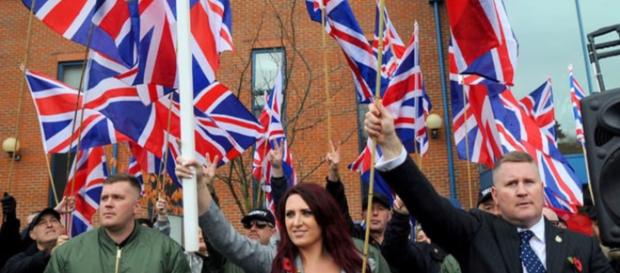 Paul Golding and Jayda Fransen of Britain First - Tiofaidh ar la 1916 - Flickr Paul Golding and Jayda Fransen of Britain First - Tiofaidh ar la 1916 - Flickr