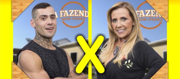 Yuri e Rita perderam a 'Prova do Fazendeiro' e estão na roça Yuri e Rita perderam a 'Prova do Fazendeiro' e estão na roça