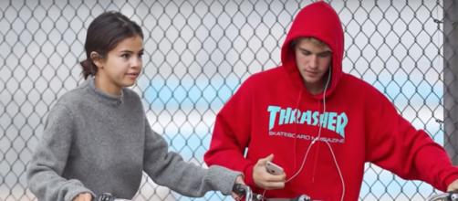 Selena Gomez and Justin Bieber [Image by Hollywood Life/YouTube]