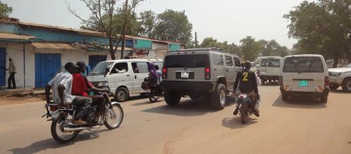 Traffico per le vie di Khartum.