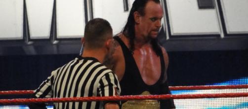Undertaker as WHC in Royal Rumble 2009 [image credit: Chamber of Fear/Wikimedia Commons]