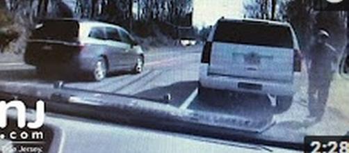 Video of Mary Pat Christie's traffic stop [Image Source: NJ.com/YouTube]
