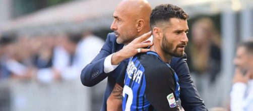 Foto "Candreva-Spalletti", fonte Sportmediaset