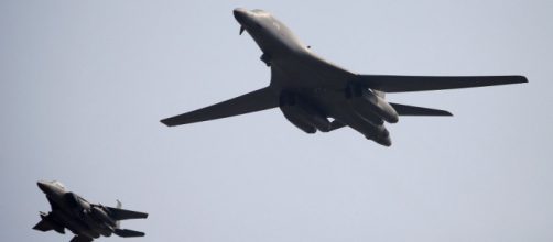 Nuclear-capable US B-1B bombers fly over South Korea in show of ... - thesun.co.uk