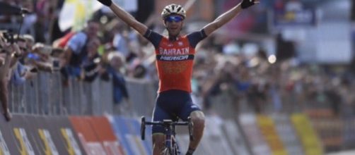 Vincenzo Nibali, leader del Team Bahrain Merida