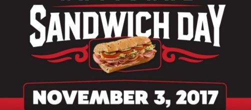 Will you celebrate National Sandwich Day? [Image via Lenny's Subs/YouTube]