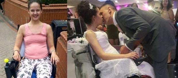 Após ser diagnosticada com câncer, Martine Kilminister decidiu se casar (Crédito: Caters News Agency/Mail Online) Após ser diagnosticada com câncer, Martine Kilminister decidiu se casar (Crédito: Caters News Agency/Mail Online)