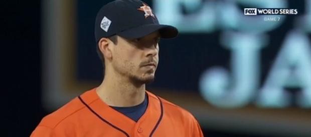 Charlie Morton ready to get the final out of the World Series - image - MLB/Youtube Charlie Morton ready to get the final out of the World Series - image - MLB/Youtube