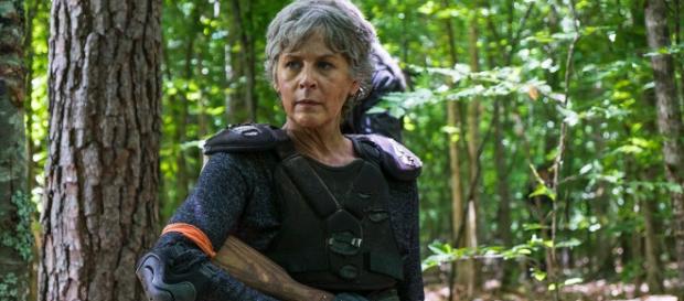 Melissa McBride interpretando a Carol Peletier en The Walking Dead Melissa McBride interpretando a Carol Peletier en The Walking Dead