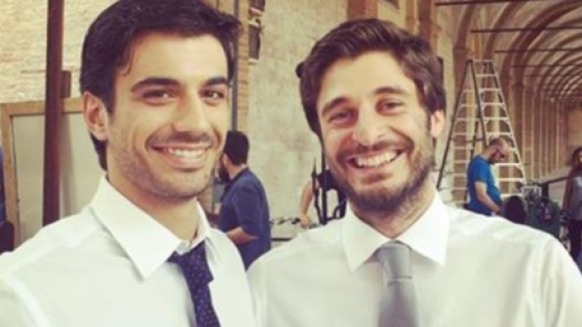 I due attori della fiction di Rai Uno.