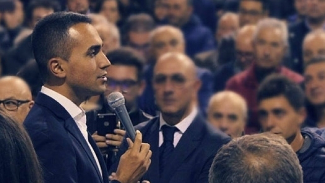 Il candidato premier del M5S, Luigi Di Maio