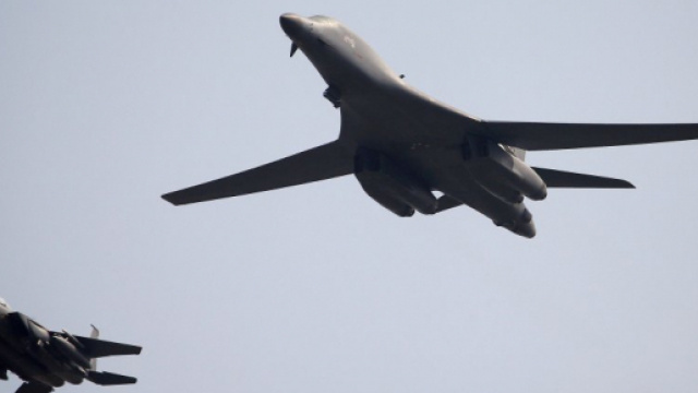 Nuclear-capable US B-1B bombers fly over South Korea in show of ... - thesun.co.uk