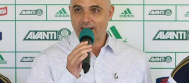 Maurício Galiotte é o presidente do Palmeiras Maurício Galiotte é o presidente do Palmeiras