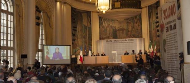 President-elect of the National Council of Resistance of Iran (NCRI) spoke at a conference hosted by CSDHI and the Committee of Mayors of France President-elect of the National Council of Resistance of Iran (NCRI) spoke at a conference hosted by CSDHI and the Committee of Mayors of France