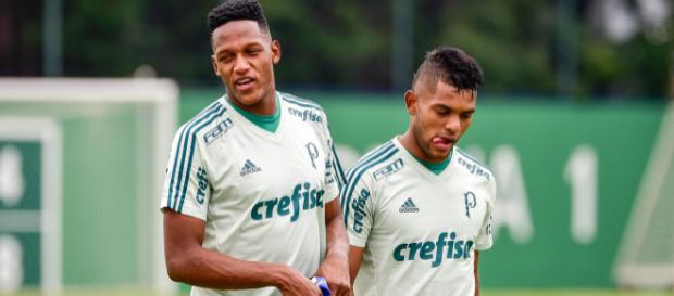 Ambos são jogadores do alviverde da capital no momento Ambos são jogadores do alviverde da capital no momento