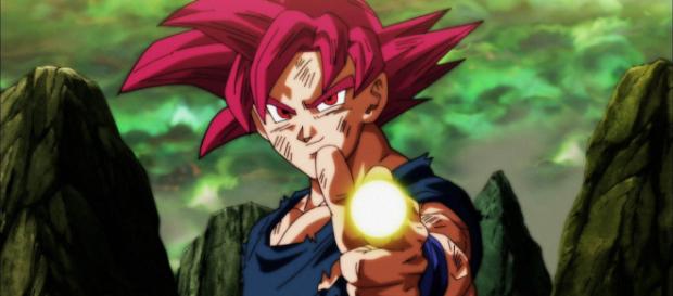 Goku en Super Saiyajin Dios vs Kefura Goku en Super Saiyajin Dios vs Kefura