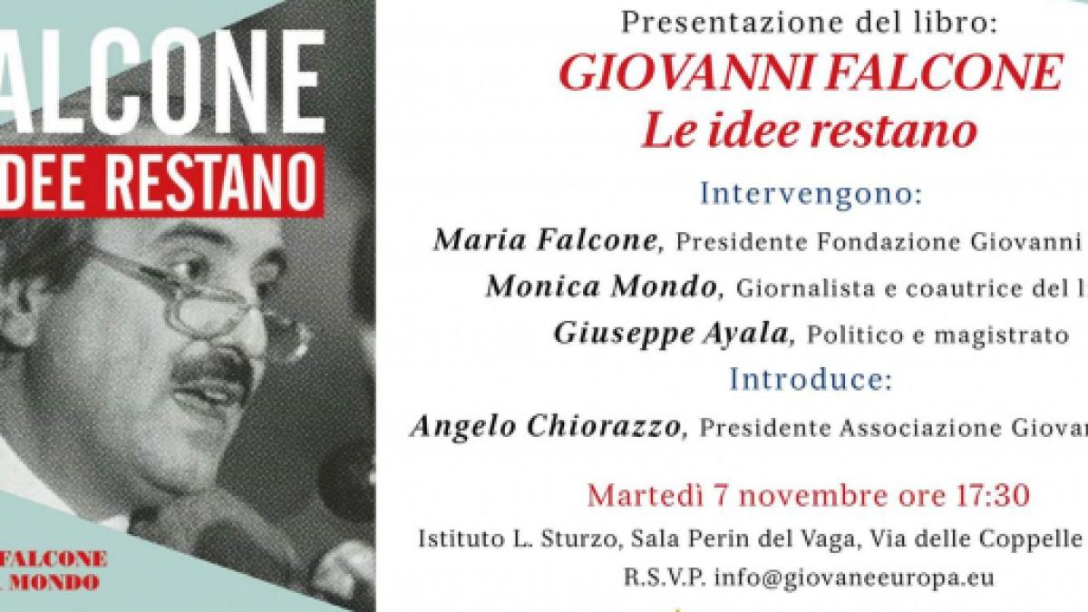 Roma Presentazione Del Libro Giovanni Falcone Le Idee - 