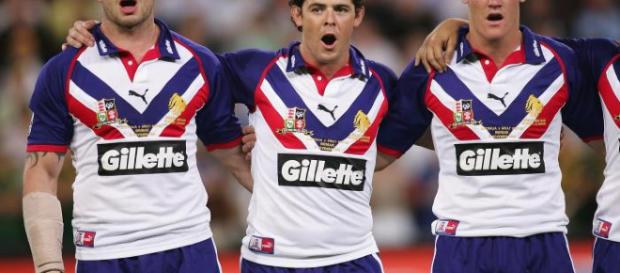 Jamie Peacock, Paul Wellens and Gareth Ellis of Great Britain in 2006. Image Source: talkSPORT Jamie Peacock, Paul Wellens and Gareth Ellis of Great Britain in 2006. Image Source: talkSPORT