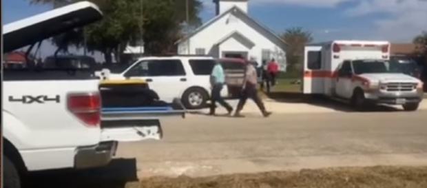 Shooting at Texas Curch. Image credit - CNN | YouTube Shooting at Texas Curch. Image credit - CNN | YouTube