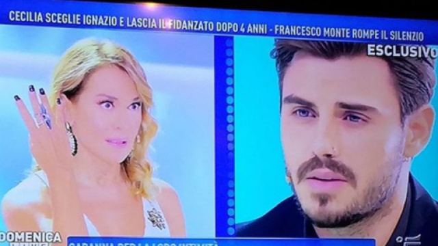 Domenica Live: le parole di Francesco Monte.