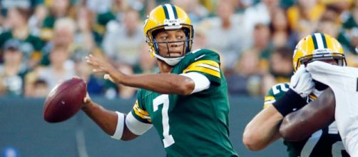 Brett Hundley leads the Packers into action tonight against the Detroit Lions. [Image via NFL/YouTube]