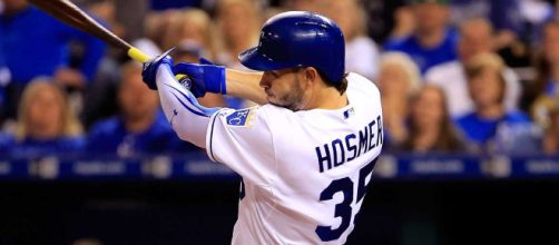 Eric Hosmer is officially on the market. [Image via MLB.com/YouTube]